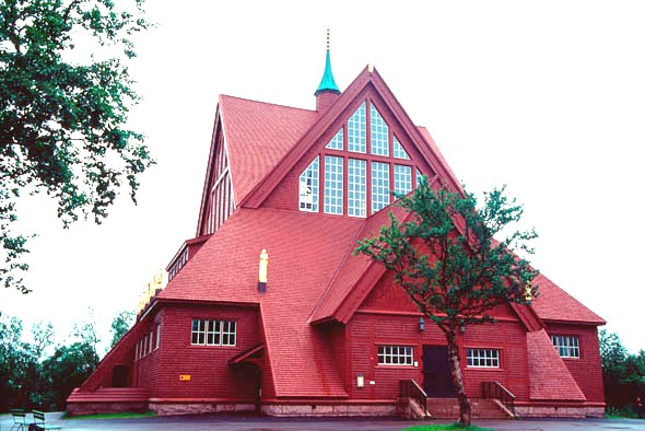 Kiruna church, Sweden. Source: Wikipedia,  Photographer: User:Wigulf