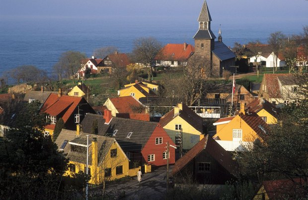View of Gudhjem at Bornholm. Photo: GÖRAN GUSTAFSON, PRESSENS BILD