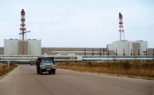 The Ignalia nuclear power plant in the early 1990s. Photo: SCANPIX