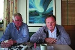 Jan-Erik Blomqvist (left) and  Bengt Niska. Photo: Odd Iglebaek
